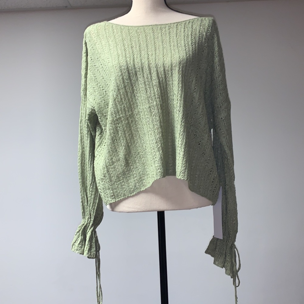 Lumiere Open Knit Sweater Medium